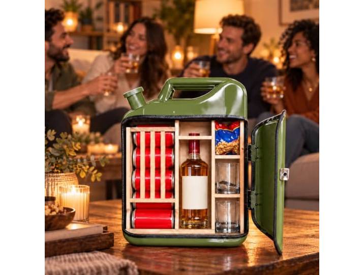 ERICAT Minibar-Schrank-Set Aus Eisen Und Holz, Whisky-Schrank Für Kanister, Personalisierte Kleine Whisky-aufbewahrungsregale, Integriertes Schloss Und Robuste, Langlebige Konstruktion, Für Männer