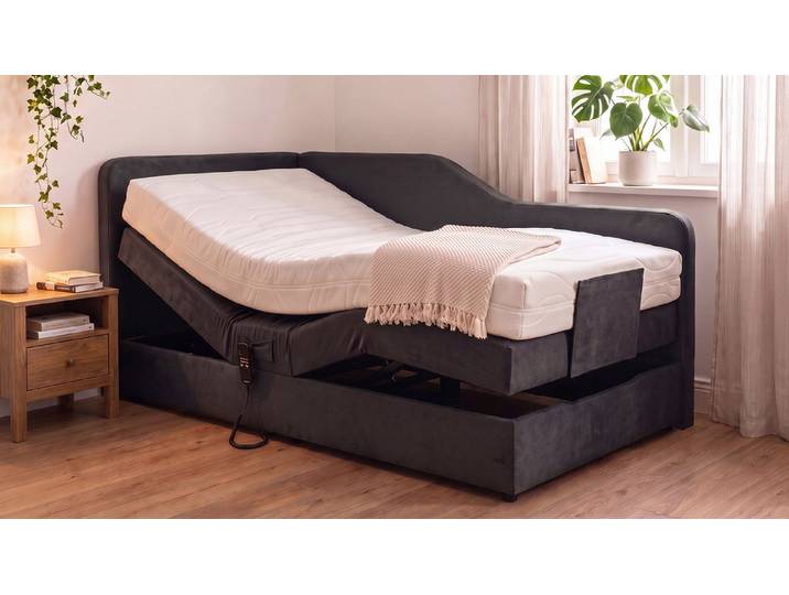 PAARA Boxspringbett Box Alexandria elektrisch verstellbar mit Motor alles, mit einzigartigem Belüftungssystem