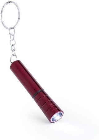 Porte-clés publicitaire lampe Flonse rouge