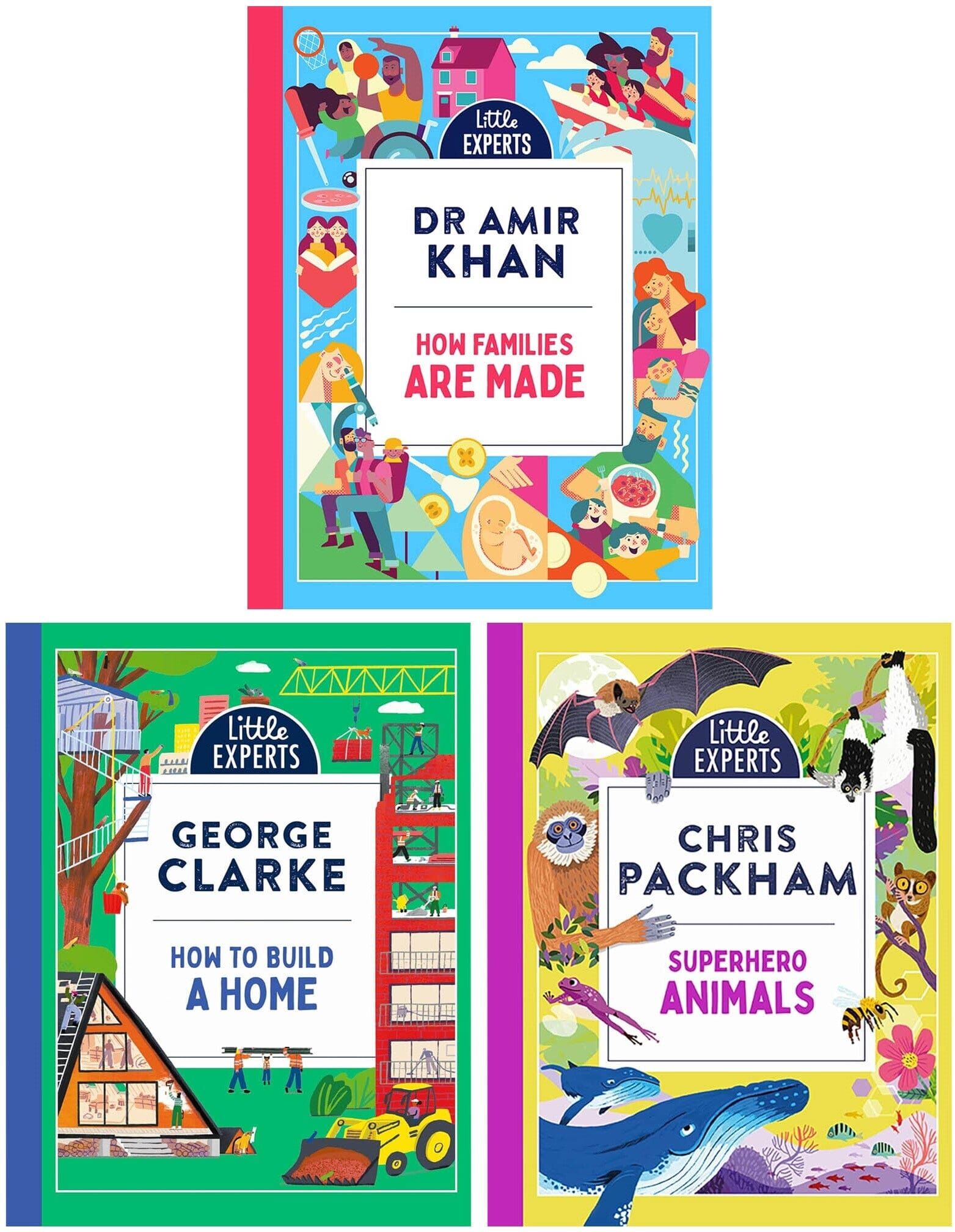 Little Experts Series (Set 2) 3 Books Collection Set - Ages 6-9 - Hardback HarperCollins Publishers