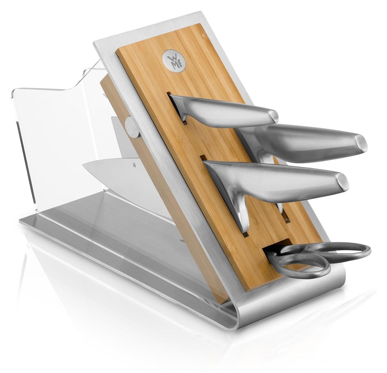 WMF Chef's Edition messen-set met messenblok model 121988 voor de Aziatische keuken