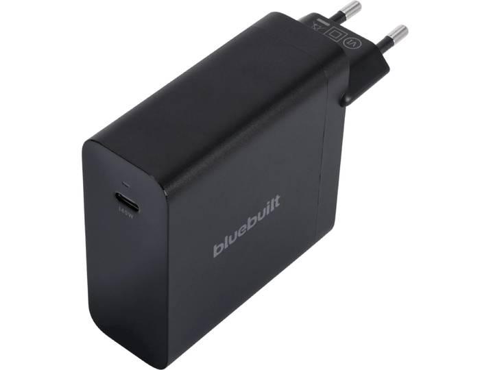 BlueBuilt 140W GaN Usb C Oplader Zwart