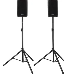 Pronomic C-208 MA 8" Aktivbox 400 Watt Stativ Set