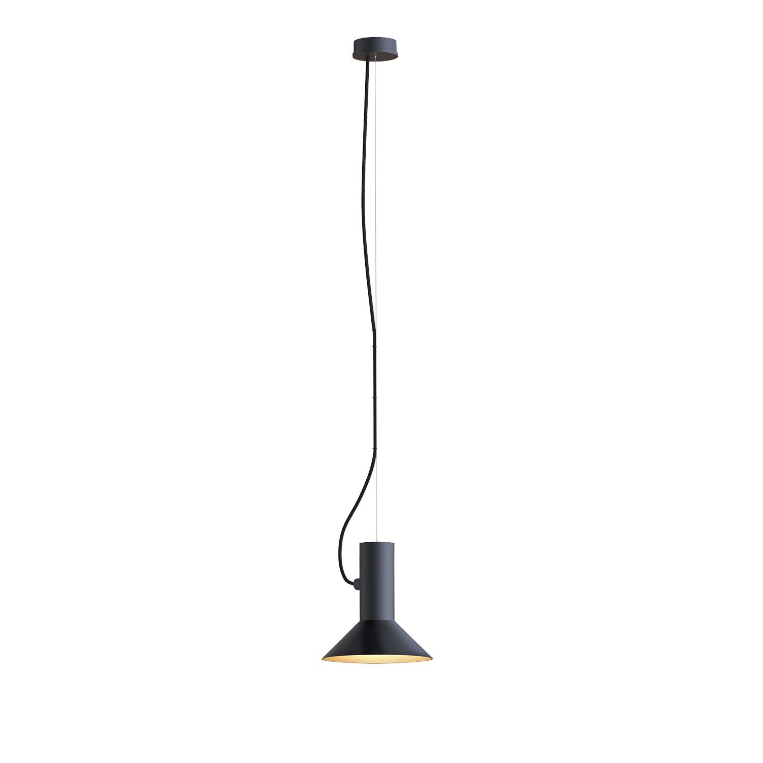 Wever & Ducré Pendelleuchte ROOMOR CABLE SUSP 1.1 PAR16 B-K 2.5m cable schwarz gold 2,5 m Seilabhängung 248120BK1 5404037321162