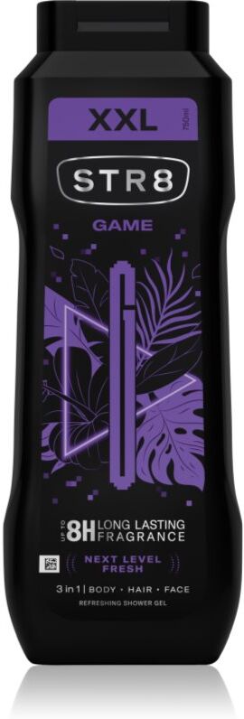 STR8 Game Shower Gel gel de douche 3 en 1 pour homme 750 ml