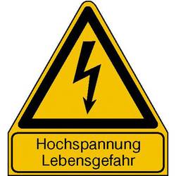 SAFETYMARKING Warn-Kombischild Achtung Aluminium (B x H) 210 mm x 238 mm ISO 7010 1 St. 11.1280