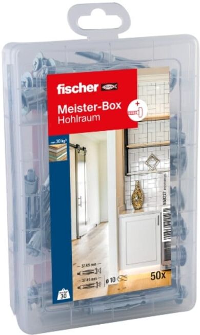 fischer Meister-Box Chevilles à expansion + vis (50 pièces) (558327)