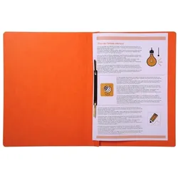 Exacompta, Mappe, 25 Schnellhefter Karton farbsortiert DIN A4 (A4)