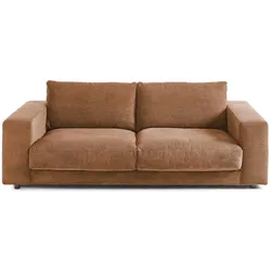 SOFA 2-SITZER MADELINE Braun Cord