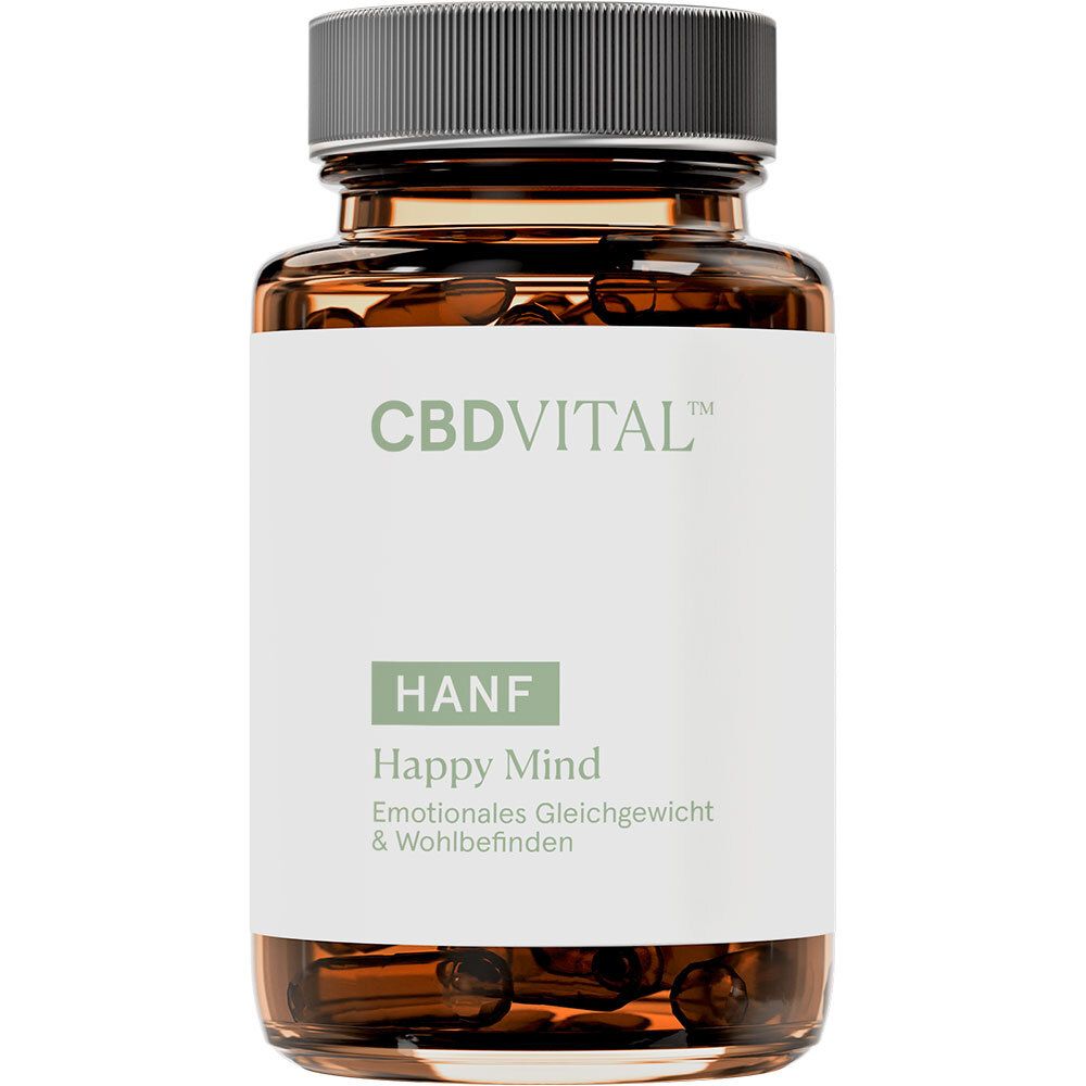CBD Vital Hanf Happy Mind Kapseln 60 St