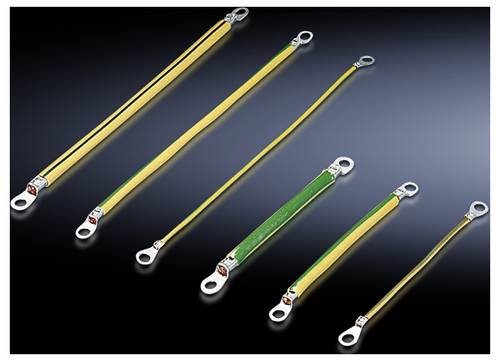 Rittal Erdungsbänder M8-M8, Querschnitt 16mm², Länge 600mm 2568500 Inhalt: 5St.