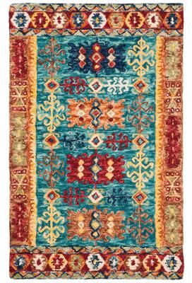 SAFAVIEH Handmade Aspen Minna Boho Tribal Wool Rug