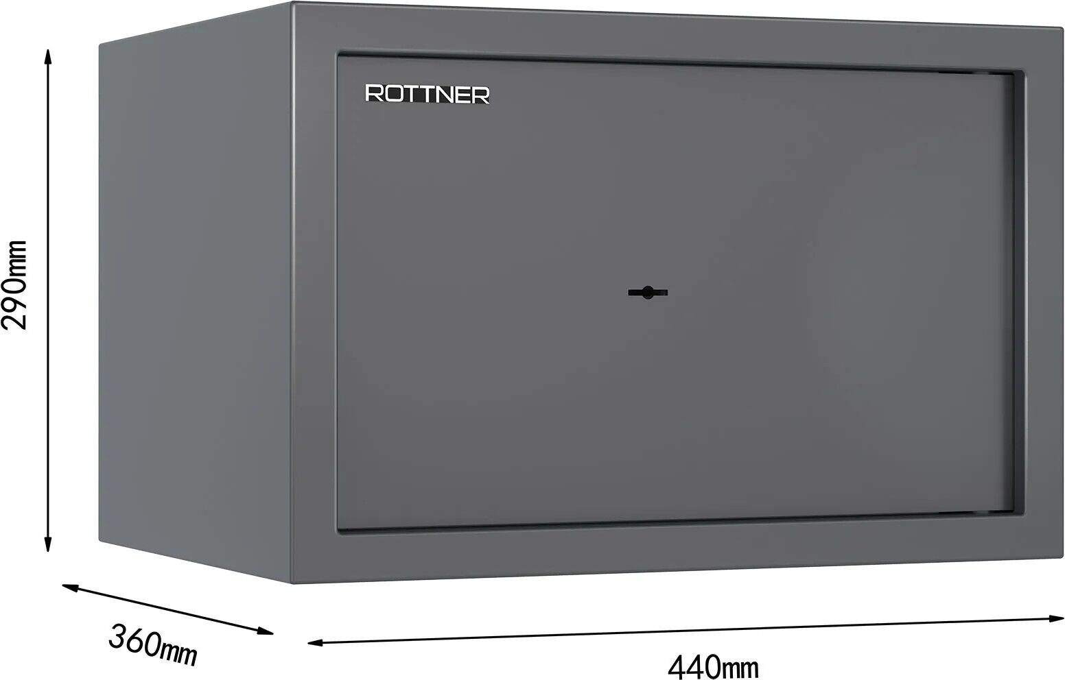 B2B Partner Möbeltresor PRAKTIK 30, mechanisch S1, 290 x 440 x 360 mm, 34,7 l
