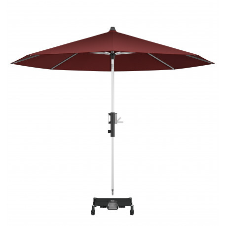 Knirps KNIRPS PHOENIX, 315 cm - Sonnenschirm für den Garten: Farbe des Sonnenschirms - Bordeauxrot