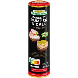 Mestemacher Brot Gourmet Pumpernickel, vegan & laktosefrei, geschnitten, 250 g