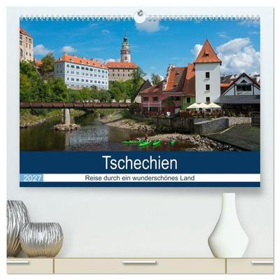 Tschechien - Eine Reise durch ein wunderschönes Land (hochwertiger Premium Wandkalender 2027 DIN A2 quer), Kunstdruck in Hochglanz