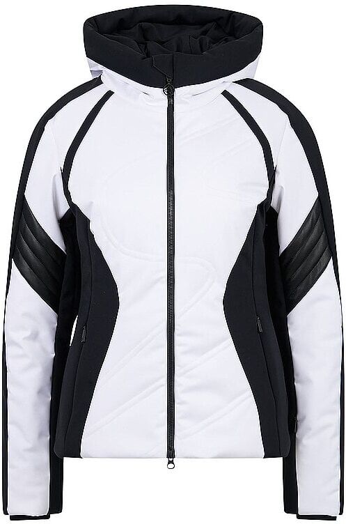 SPORTALM Damen Skijacke mit Kunstleder weiss   44 W