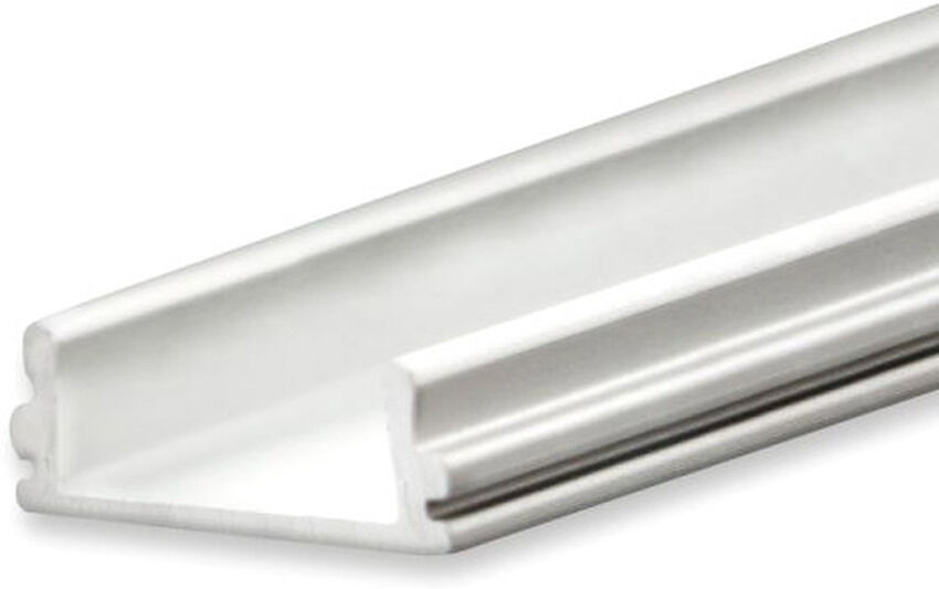 Isoled Led Aufbauprofil Surf12 Borderless Flat Aluminium Eloxiert, 200cm