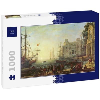 Lais Puzzle Claude Lorrain - Hafen mit der Villa Medici 1000 Teile
