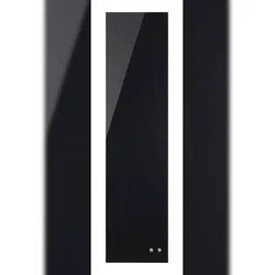 Bi-Office Rahmenloses Glas Memo Board Schwarz 80x20cm