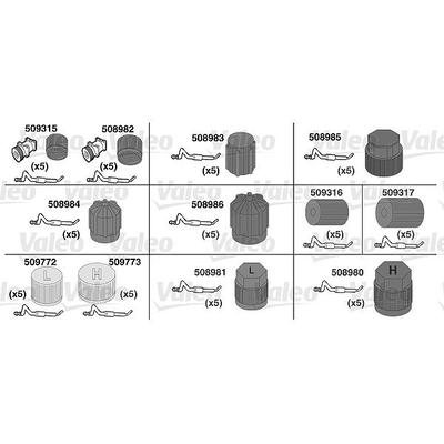 Valeo O-Ring-Reparaturset [Hersteller-Nr. 509734]