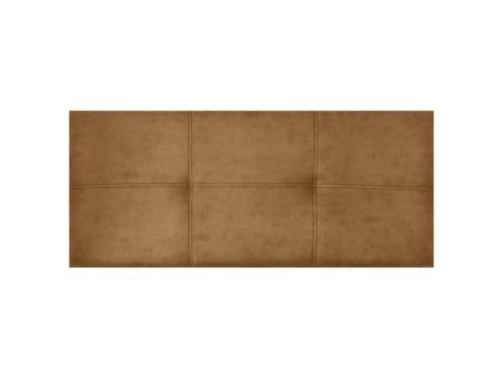 Matris Kopfteil mit fleckenabweisendem Florenz-Stoff Magnolien-Stoff im Vintage-Look, einfach aufzuhängen Leder 145 x 50 x 5 cm, Bett 135 cm