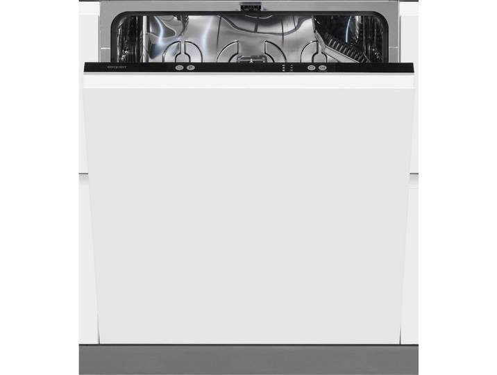 exquisit vollintegrierbarer Geschirrspüler 1014 EGSP1014-E-450D schwarz, 11,9 l, 14 Maßgedecke, 14 Maßgedecke & flüsterleise 49 dB – stark und angenehm ruhig