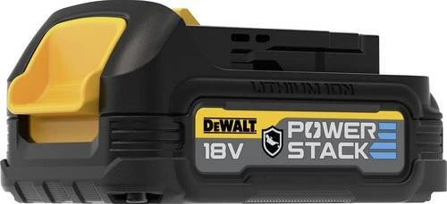 Dewalt Powerstack Akku DCBP034G, 18Volt 1,7Ah (schwarz, Gehäuseschutz gegen Chemikalien, Säuren und Brennstoffe)