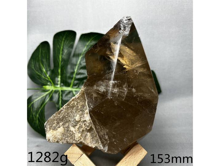 Pierre précieuse naturelle Quartz rutilé cristal fumé couleur arc-en-ciel cristal Original spécimen minéral pierre spirituelle guérison