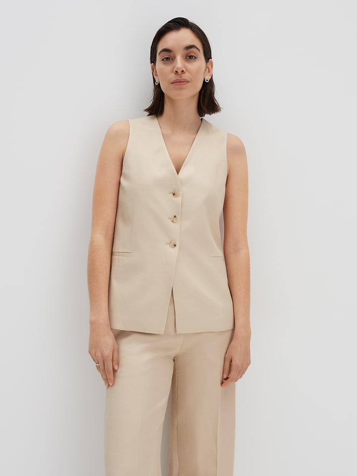 Someday Weste in Beige - 42