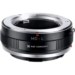 K&F Concept High Precision Lens Adapter Mount, MD-L, Objektivadapter, Schwarz