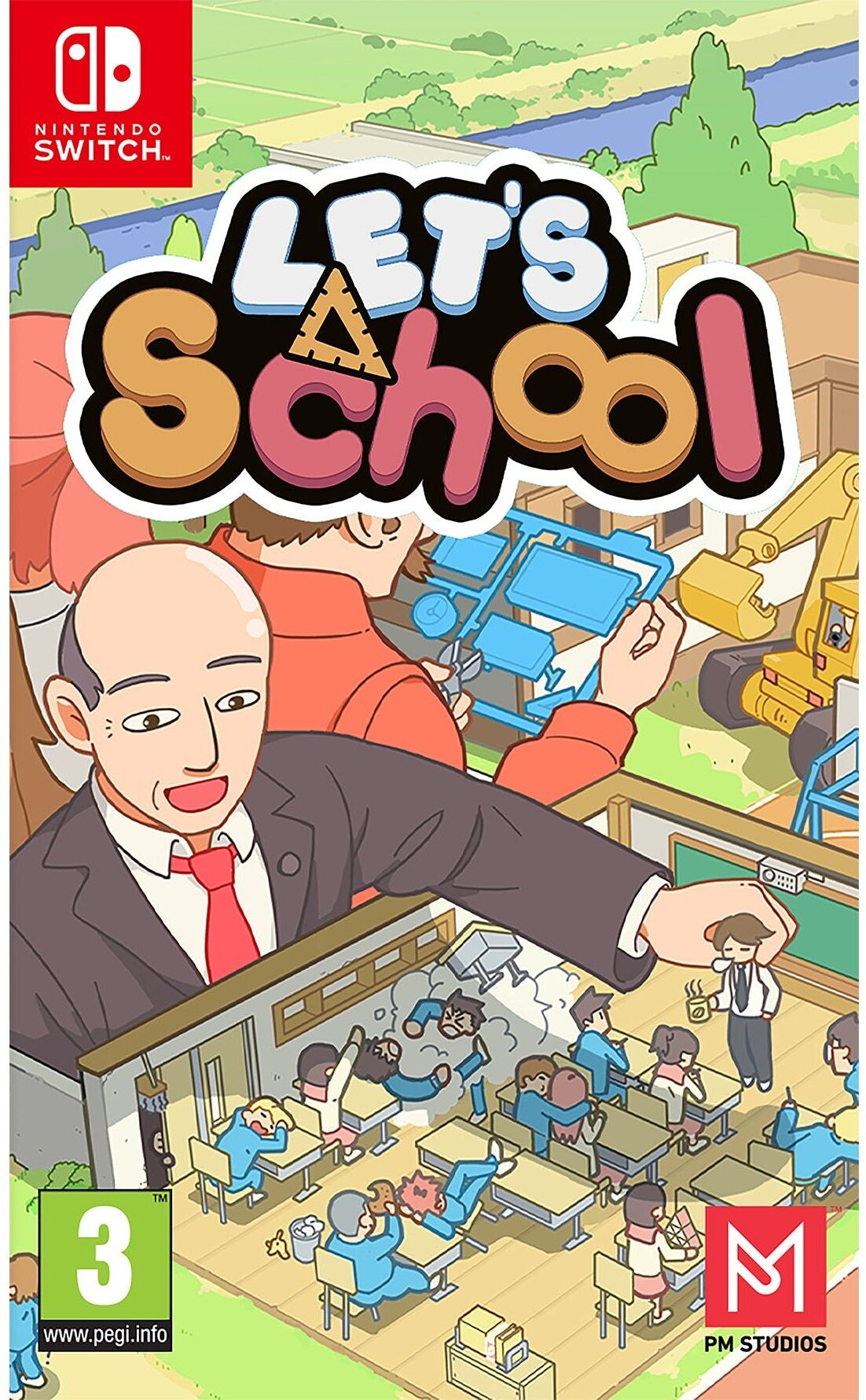 Let's School for Nintendo Switch (Game Cartridge) - Build and Manage Your Dream School, Ages 6+, Educational Management Simulation Game by PM Studios
