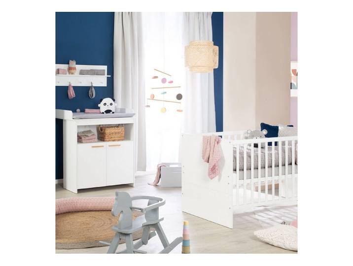 roba® Babyzimmer-Komplettset Babyzimmer roba ANTON weiß Kinderzimmer Komplettzimmer