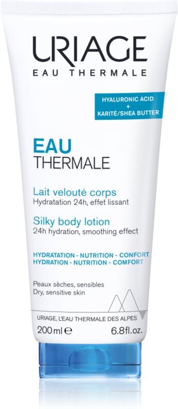 Uriage Eau Thermale Silky Body Lotion lait soyeux corps pour peaux sèches et sensibles 200 ml