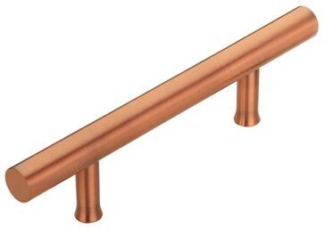 Akicon 3 Inch Hole Center Copper Kitchen Cabinet Handles 100% Solid Brass Drawer Pulls (5-PACK)