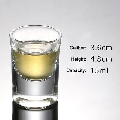 Uplifted Finds Chinese Style Shot Glass Tumbler High Performance Cordial Glass For Vodka, Tequila, & Espresso h