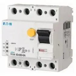 Eaton 168650 digitaler FI-Schalter, 63A, 4p, 30mA, Typ G/A FRCDM-63/4/003-G/A