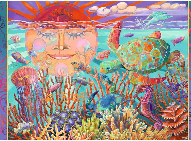 Puzzle Large 500 pcs Soleil et mer - Ravensburger