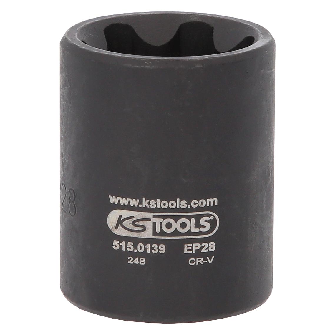 KS Tools 1/2" Torx-E-Plus-Kraft-Stecknuss, EPL28 (515.0139)