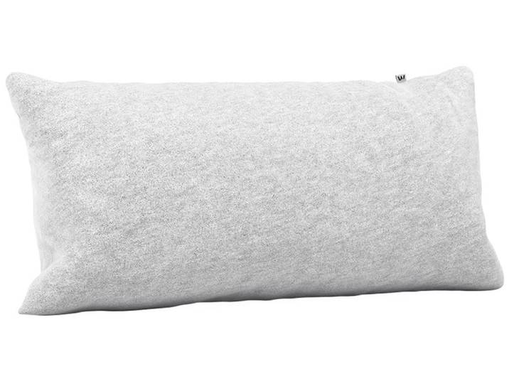 Kissenbezug WOLKENFELD Flanell Baumwolle Kopfkissenbezug - Premium Kissenbezug , grau (hellgrau melange), B:40cm L:80cm, Flanell, Obermaterial: 100% Polyester, Kissenbezüge, Kissenbezug, Größe 80x80, 40x80 und 70x90 cm; versteckter Reißverschluss