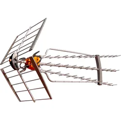 Televes DATLRTFORCE2 UHF-Antenne 700MHz passiv/aktiv, SAT Spiegel + SAT Antennen, Silber