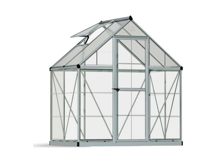 Palram Gewächshaus Hybrid Silber 2 × 1.3 m