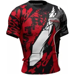 Masters, Herren, Sportshirt, Trainingsshirt (XXL), Rot, Schwarz
