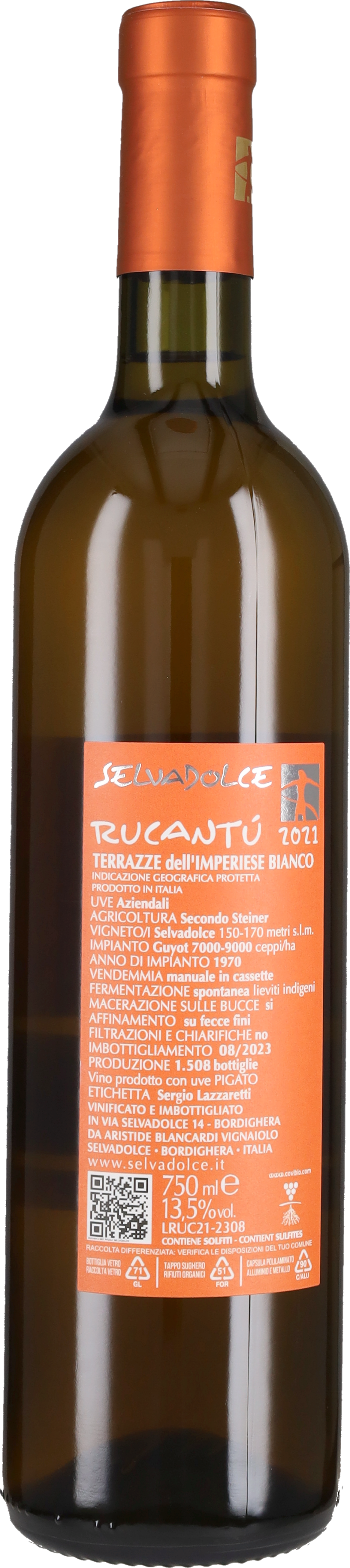 Pigato 'Rucantu' Tenuta Selvadolce 2023