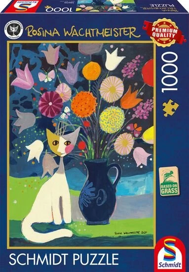 Schmidt Spiele Rosina Wachtmeister: Weiße Katze (1000 Teile)