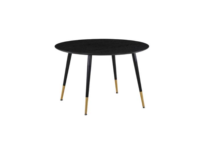 Runder Esstisch „Dipp“ Ø 115 cm Schwarz / Gold VE DESIGN