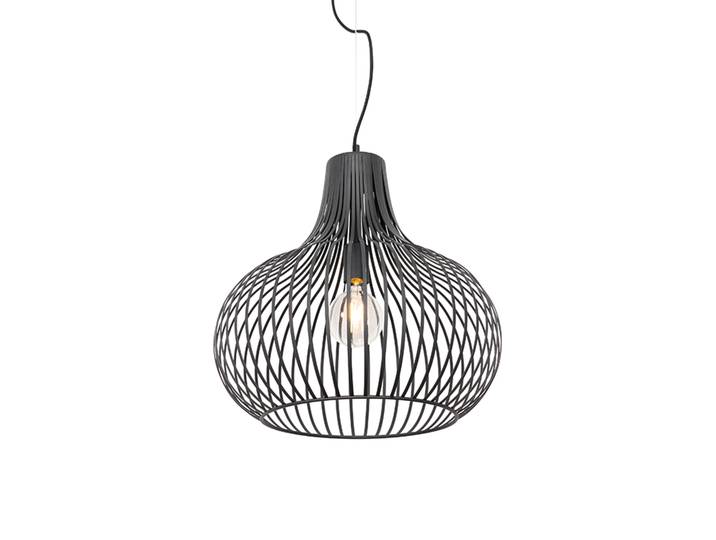 Moderne hanglamp zwart 48 cm - Saffira