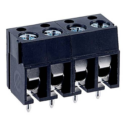 Camdenboss CTB1201/4BK Printklemme Polzahl 4 50St.