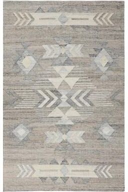 Alpena Indoor Outdoor Handwoven Gray Multi Area Rug by Kosas Home