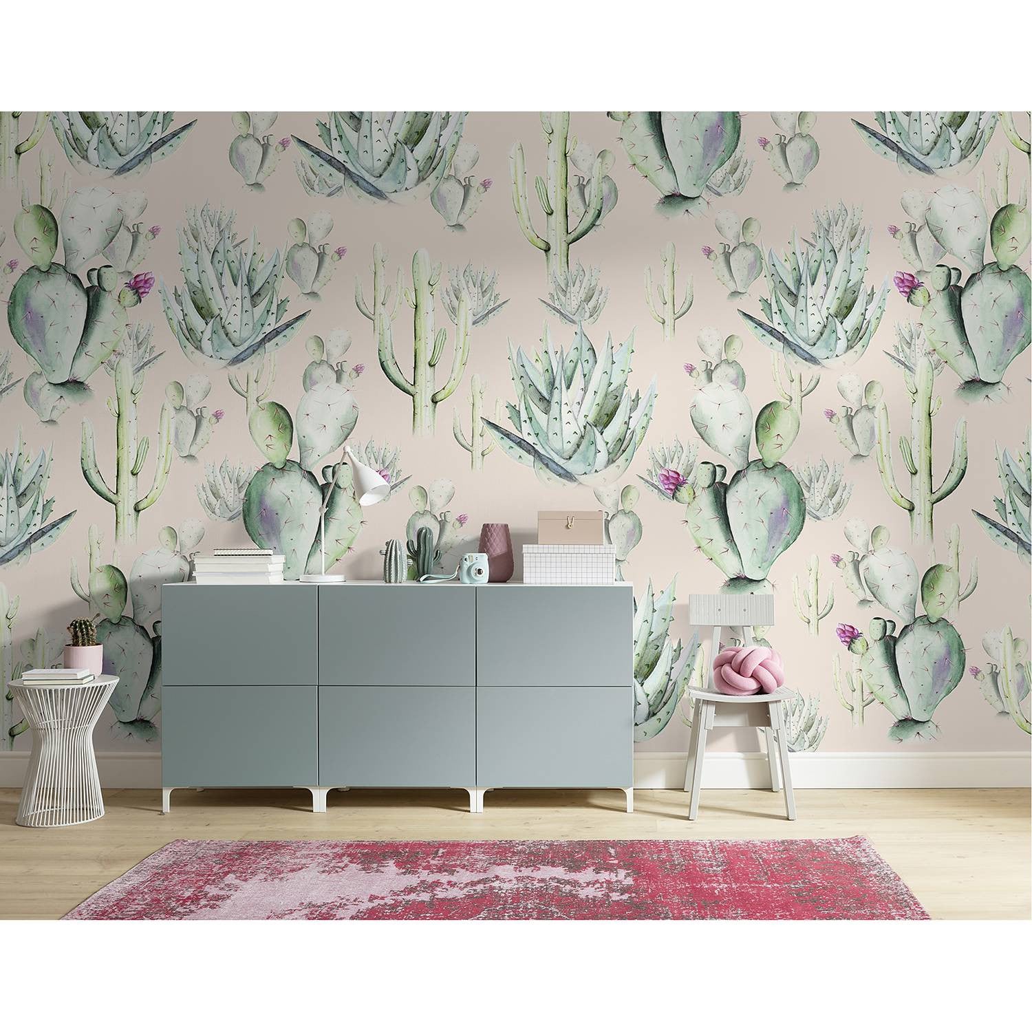 home24 Fotobehang Cactus Rose 400cm